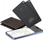 CASCHO Wallet Tracker Card Pack of 2 Thin 0.06 tolli, Air Smart Tag Wallet Finder Card Compatible with Apple Where? App (ainult iOS), veekindel esemete otsija kohvrite/rahakottide/v&otilde;tmete jaoks, must