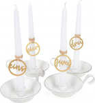 Logbuch-Verlag 4 valget advendik&uuml;&uuml;nalt j&otilde;ulukaunistus kingitusena advendip&auml;rg koos k&uuml;&uuml;nla hoidjatega kaunistus j&otilde;uludeks v&auml;ike kingitus