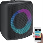 auvisio Music Box: Mobile Outdoor PA Party System & Bluetooth Boombox, valgusefektid, 140 W (V&auml;lisk&otilde;lar, k&otilde;lar-karaoke, Bluetooth, heliv&otilde;imendi)