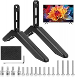 Universaalne telerijalg, telerijalg 32-65-tollise teleri jaoks, universaalne telerijalg, teleri jalad, telerihoidik, mis &uuml;hildub Samsung, LG, TCL jne., must