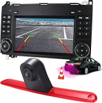 7-tolline Android autoraadio koos GPS navigatsiooniga + Transporter Van piduritulede kaamera HD &ouml;ise n&auml;gemise tagurduskaamera asendamine Mercedes Benz Sprinter W906 Crafter Caravelle 2007-2015 jaoks