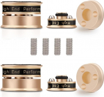 YuanYong 4 t&uuml;kki 39 x 24 mm k&otilde;larite isolatsiooni jalad HiFi k&otilde;larite spike'i padjad isolatsiooni jalad Subwoofer Spikes Audio v&otilde;imendi jalad High-End k&otilde;larite CD / DVD m&auml;ngija l&auml;bim&otilde;&otilde;t (kuldne)