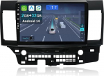 Cadley Android 14 autoraadio Mitsubishi Lancer 2008-2016 juhtmevaba Apple CarPlay, Android Car, Mirror Link, GPS navigatsioon, Bluetooth 5.0, WiFi, USB, Navi, FM + tagurduskaamera.