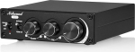 Nobsound 1002P Mini HiFi Stereov&otilde;imendi TPA3221 kiibiga, 2-kanaliline digitaalne v&otilde;imendi, 200W D-klassi v&otilde;imendi lauaarvutite jaoks, MM Phono v&otilde;imendi plaadim&auml;ngija jaoks
