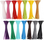 700 tk 4-tolline v&auml;rviline kaabliside, 100mm x 2.5mm nailonist kaablisidemed, mini mitmeotstarbelised plastist kaablisidemed, turvaline iselukustuv 14 v&auml;rvi kaablisidemed koju, aeda, kontorisse, DIY'ile