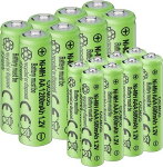 CICMOD AA ja AAA patareikomplekt, 16 tk laetavad patareid - 8 tk AA patareid 1200 mAh ja 8 tk AAA patarei 600 mAh 1,2 V NI-MH p&auml;ikesepatareid
