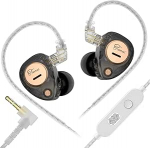 Yinyoo KZ Taurus k&otilde;rvaklapid koos kaabliga In-Ear k&otilde;rvaklapid kondensaator-mikrofoniga Kaks 6 mm kondensaatorikapslit In-Ear monitorid Kaks 8 mm d&uuml;naamilist draiverit Deep Bass