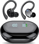 Bluetooth k&otilde;rvaklapid Sport k&otilde;rvaklapid Traadita Bluetooth 5.4 koos 4 ENC m&uuml;ravastase mikrofoniga, traadita k&otilde;rvaklapid Hi-Fi Stereo Deep Bass Traadita k&otilde;rvaklapid, IP7 veekindlad k&otilde;rvaklapid LED-ekraaniga