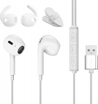 USB C k&otilde;rvaklapid Samsung Galaxy S24 S23 Ultra S22 S21 FE S20 A54 A53 USB C k&otilde;rvaklapid mikrofoniga Helitugevuse reguleerimine Juhtmega USB Type C k&otilde;rvaklapid iPhone 16 15 Pro Max Plus'ile