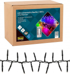 Idena NewTec 31109 LED Fairy Lights 800 v&auml;rvilise LED-iga, 8-tunnise taimeri funktsiooniga ja dimmeriga, sisaldab toiteallikat, umbes 17,8 m pikk, kaunistus sise- ja v&auml;litingimustes kasutamiseks, elutuba