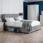 Julian Bowen Fullerton 4 Drawer Bed Grey King