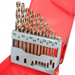 13tk HSS M35 puurimispuurid Twist Drill Bit Box Nitriidiga kaetud 1.5-6.5mm Bit Set