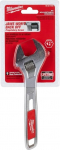 Milwaukee 48 22 7408 Adjustable Wrench 8 Inch / 200mm, Silver/Red