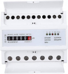 3-faasiline 4 traadiga arvesti DTS1891 K&otilde;rge t&auml;psusega 7P Counter Rail energiam&otilde;&otilde;tjad 400 imp kwh 50 Hz otsese &uuml;hendamise operatsioon t&ouml;&ouml;stuslikuks kaubanduslikuks kasutamiseks Puhas vask plastikust ehitus