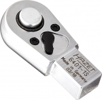 HAZET 6401-1S Insert Reversible Ratchet 1/4" 9x12mm, Chrome-Plated
