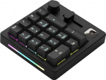 Glorious Gaming GMMK Macro Numpad - mit Kabel oder Bluetooth, Aluminium, anpassbar, programmierbarer Regler & Knopf, tastenweise RGB-Beleuchtung, lineare Schalter, 18x Doubleshot-ABS-Kappen - Schiefer