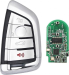 Autokaugjuhtimispult Smart Key Case BMW Veitsikaardile BMW X5 X6 F15 X6 F16 G30 7-seeria G11 X1 F48 F39 Fob 4 nuppu (868 MHz)