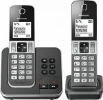 PANASONIC - TELEFON DECT DUO Noir - KX-TGD322FRG