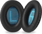 QC35 QC35ii Pehme valgu nahast k&otilde;rvapadjad, VIIMAKE asendusk&otilde;rvapadjad Bose QuietComfort QC35 QC35II k&otilde;rvaklappidele, suure tihedusega vaht, vastupidav (QC35/QC35II must)