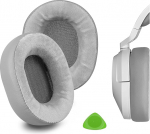 Geekria Comfort Hybrid Velour asendusk&otilde;rvapadjad Corsair HS55 HS55 PRO HS65 k&otilde;rvaklappidele k&otilde;rvapadjad k&otilde;rvakomplektid k&otilde;rvapadjad k&otilde;rvakuppide katted remonditarvikud (Hall)