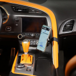 Auto keskjuhtimispuldi k&auml;etugi auto mobiiltelefoni hoidja Corvette C7 2014-2019 auto mobiiltelefoni hoidja tarvikud
