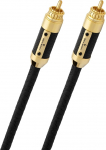 OEHLBACH Black Connect digitaalne audio RCA kaabel - High-End koaksiaalkaabel kadudeta signaali edastamiseks - 24K kullatud kontaktid - 75 cm