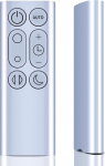 Ersatzfernbedienung kompatibel f&uuml;r Dyson DP01 DP03 TP02 TP03 Pure Cool Link & Luftreiniger L&uuml;fter, Silber