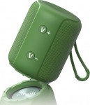 Bobtot Portable Speaker Bluetooth 10 W Peak, IPX6 du&scaron;ik&otilde;lar veekindel, 25 H m&auml;nguaeg, valju ja stereoheli bassiga, Dual Pairing peole, telkimisele, reisimisele (roheline)