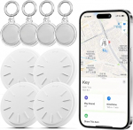 4 x Key Trackers, Item Finder t&ouml;&ouml;tab koos Apple Find My (ainult iOS), Bluetooth pagasi j&auml;lgimisseadmed, Bluetooth j&auml;lgimine koos 4 veekindla korpuse ja v&otilde;tmehoidjaga pagasi jaoks