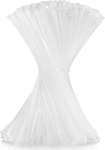Kaabli sidemed 12 tolli valge 300mm x 4.5mm Raske 50lb t&otilde;mbetugevus nailonist plastist selge kaabli sidemed v&auml;ljas mitmeotstarbelised iselukustuvad UV-kindlad