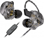 Yinyoo CCZ DC01 PRO k&otilde;rvaklapid koos mikrofoniga, Super Bass, Pro V-kujuline Tune k&otilde;rvaklapid koos kaabliga, stabiilne &uuml;lekanne OFC-kaabel, eksklusiivsed patenteeritud IEMS-k&otilde;rvaklapid muusikutele, lauljatele