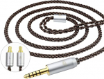 okcsc asenduskaabel Sennheiser IE400 Pro k&otilde;rvaklappidele, mis on &uuml;hilduv IE100 IE400 IE400 Pro IE500 kaotusteta helikvaliteediga, tasakaalustatud 4,4 mm audiopistikuga