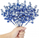 12 tk lumine j&otilde;ulumarjad koos glitter varred j&auml;&auml;tunud j&otilde;ulumarjad kaunistused kunstlik j&otilde;ulumarjad korjab j&otilde;ulukingi garland j&otilde;ulupuu kaunistused