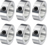 hankimise kaart 6 tk komplekt kruvikraanid, 1-3/8 "Bore tsingitud s&uuml;sinikterasest v&otilde;llih&uuml;lsid, 2-1/4" OD, 3/4" laius, lukustus telgikraan (&otilde;&otilde;nes, kerge)