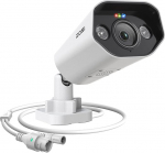 ZOSI 8MP Outdoor POE Surveillance Camera with 2-Way Audio, Colour Night Vision, Spotlight and Siren Warning, Works Only with Our PoE NVRs, C186