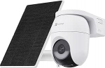 EZVIZ 4MP PTZ valvekaamera v&auml;ljas aku, traadita WiFi v&auml;likaamera, 360&deg; j&auml;lgimine, v&auml;rviline &ouml;&ouml;n&auml;gemine, AI isiku ja s&otilde;iduki tuvastamine, 2-suunaline heli, CB8 Lite 5W p&auml;ikesepaneeliga