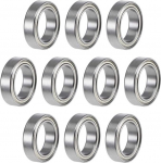 Pakend 100 ABEC-5 6700ZZ 6700z 6700 ZZ 10 x 15 x 4 mm metallist tihendiga &otilde;hukese seinaga s&uuml;gavsooneline kuullaager (v&auml;rv : Abec 5, suurus : 6700ZZ)