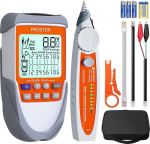 Proster Wire Tracker v&otilde;rgukaabli tester koos POE testiga v&otilde;rgu testimise seade LCD v&otilde;rgukaabli tester Line Finder pidevuse aku pinge polaarsuse test koos hoiukotiga