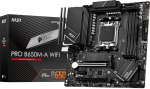 MSI PRO B650M-A WiFi ProSeries emaplaat (AMD Ryzen 9000/8000/7000 seeria protsessorid, AM5, DDR5, PCIe 4.0, M.2, SATA 6Gb/s, USB 3.2 Gen 2, HDMI/DP, Wi-Fi 6E, Bluetooth 5.3, 2.5Gbps LAN, mATX)