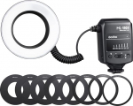 Godox ML-150II universaalne makro r&otilde;ngas v&auml;lklambi 11 heledusastet 5800K&plusmn;200K GN12 kiire taastekke aeg 1/200s-1/5000s v&auml;lklambi aeg koos 8 tk adapterir&otilde;ngaga Canon Nikon Sony DSLR kaamerale
