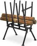 Relaxdays saealune, puidusahat&ouml;&ouml;, 400 kg, saeraam kettsaagidele, tugev teras, HBT 107 x 81 x 53 cm, must