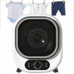 Tragbarer mini-w&auml;schetrockner, mini-schleudertrockner, max. Belastbarkeit 0,8 kg, 35db ger&auml;uscharm, ideal zum trocknen von unterw&auml;sche, Slips und Babykleidung White