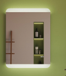 LED-valgustusega vannitoa peegel 60 x 80 cm - uduvastane s&uuml;steem - 3 v&auml;rvitemperatuuri - timmitav heledus