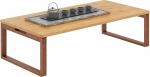 SogesHome Bambusest k&uuml;ljelaud Kohvilaud Kokkupandav madal zen-teelaud P&otilde;randalaud Tatami laud Bay Window Retro End Tables for Living Room Bedroom Folding Legs with Cones (kokkupandavad jalad koonustega)