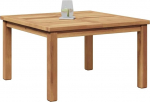 vidaXL kohvilaud pruun 60 x 60 x 36 cm Massiivne teakpuust aia terrassilaua kaasaegne madal laud ristk&uuml;likukujuline m&ouml;&ouml;bel ilmastikukindel teakpuust kohvilaud