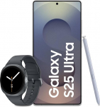 Samsung Galaxy S25 Ultra AI nutitelefon Galaxy AI-ga, 12 GB RAM, 1 TB m&auml;lu, Titanium Silver Blue, 3-aastane tootjagarantii + Galaxy Watch8 nutikell.