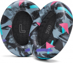WC PadZ QC Ultra - Wicked Cushions'i t&auml;iustatud asendusk&otilde;rvapadjad, mis &uuml;hilduvad Bose QuietComfort Ultra Gen 1 ja Gen 2'ga | Parandatud mugavus, paksus ja vastupidavus | 90's Black