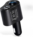 Auto sigaretis&uuml;&uuml;taja USB jaotur, 3 in 1 adapter 12 V/24 V DC 120 W autolaadija sigaretis&uuml;&uuml;taja autolaadija kahe USB-pordiga mobiiltelefoni tahvelarvuti GPS Dash Cam jaoks