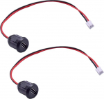Treedix Type-C USB 3.1 USB 3.1 isane emane USB emane &scaron;assiiliitmik Veekindel t&uuml;&uuml;p C koos kaardilukkudega asendusosad Vastupidav k&otilde;rgtehnoloogiline asendus (2 tk mustas)