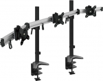 HFTEK 3-Way Monitor Arm Mount Mount Desk Mount 3 monitorile 15 - 34 tollile koos lauakinnituss&uuml;steemiga - VESA aukude muster 75/100 (MP230C-XL)